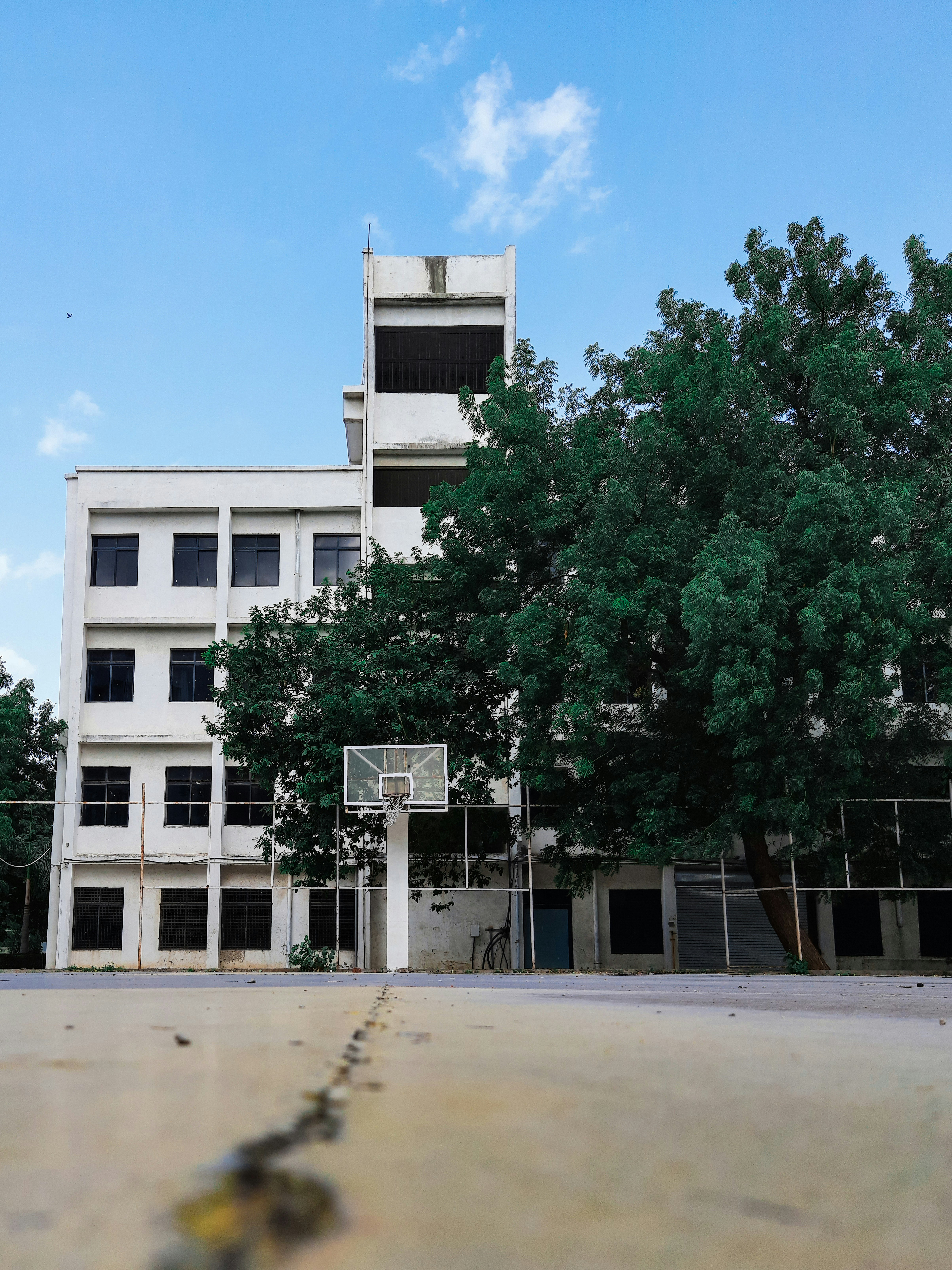 Basketball court of LJ campus
