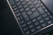 black and gray laptop computer