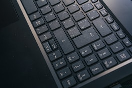 black and gray laptop computer