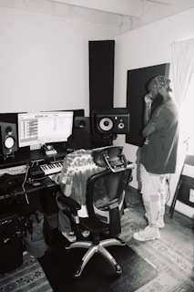 Music Artist FATAL BOOK studio session