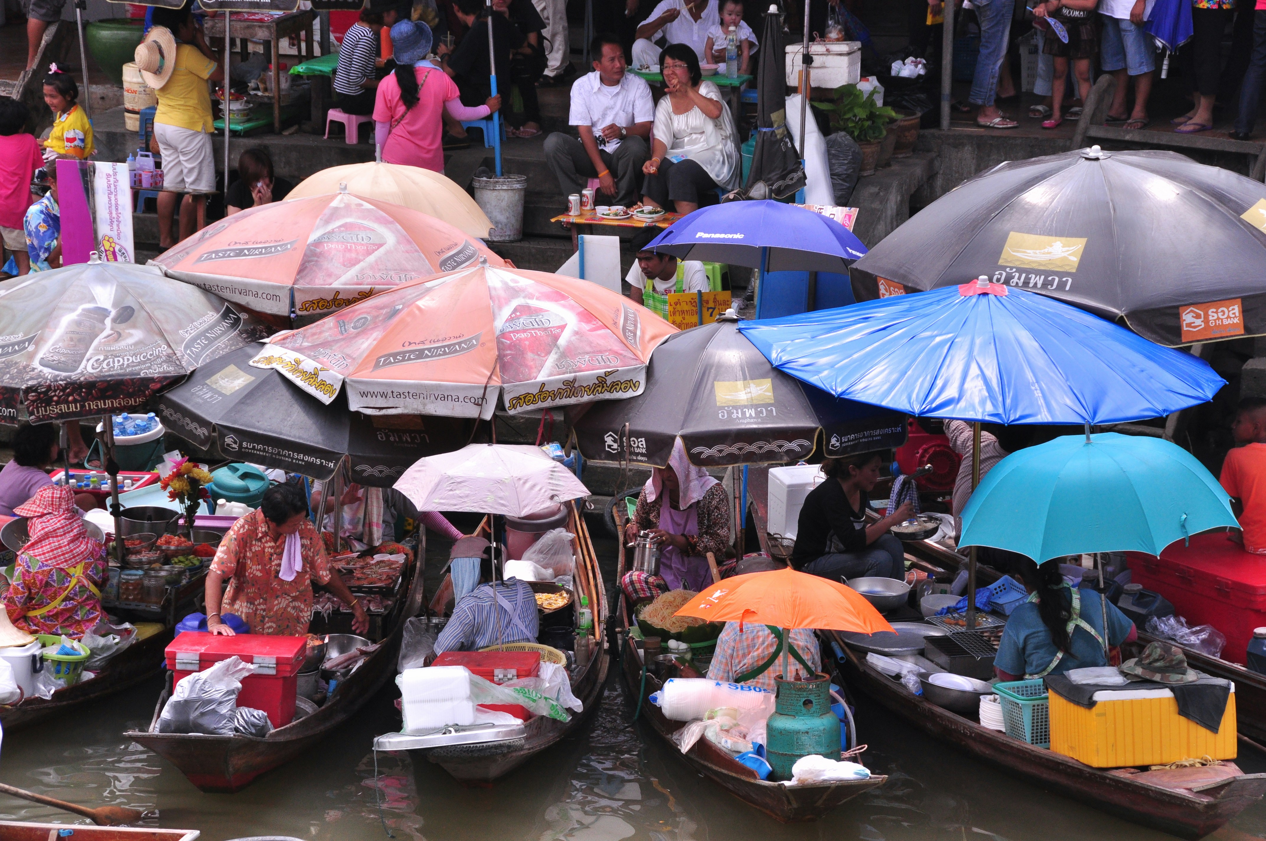 Thailand floating market