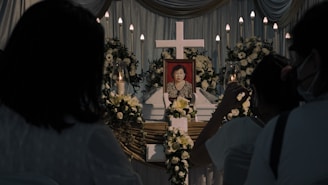 people sitting on chair inside church