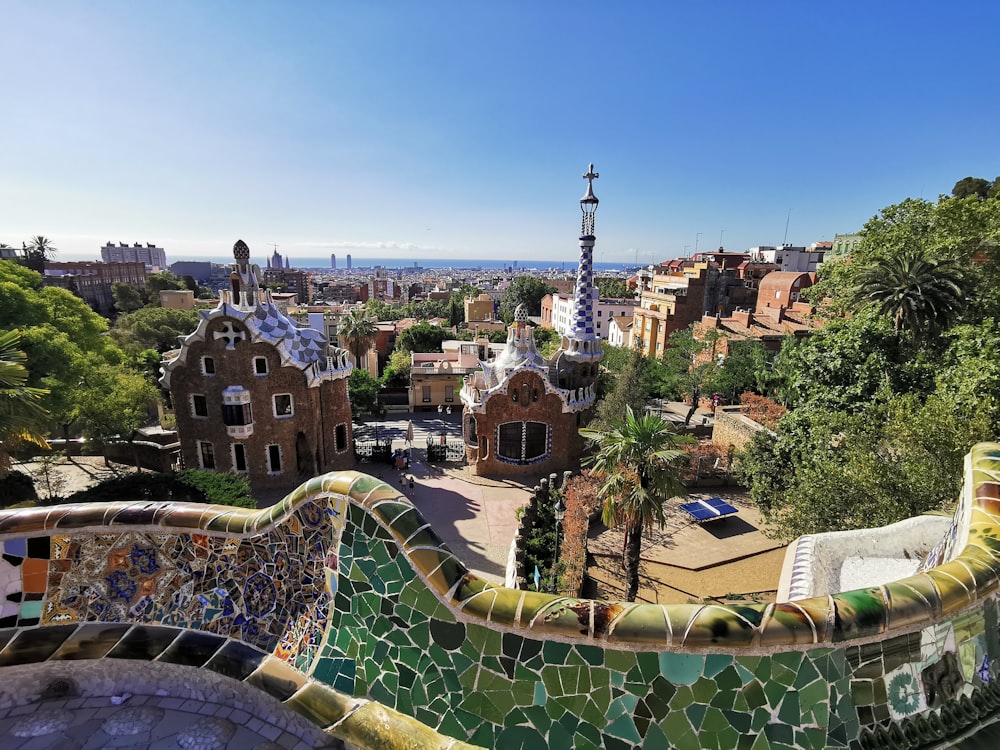 Vista aérea de los edificios de la ciudad durante el día