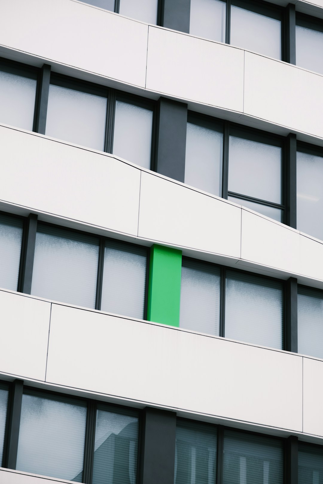 white and green concrete building