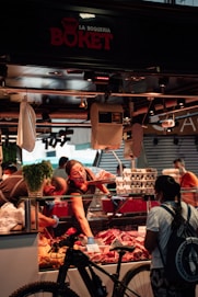 people in market during daytime