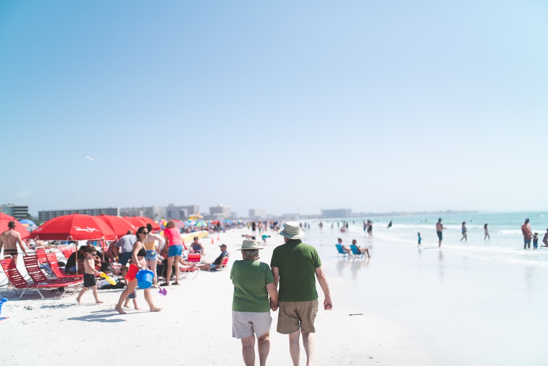 people on beach during daytime