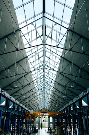 An expansive warehouse shade with seamless, robust design blending functionality and style.