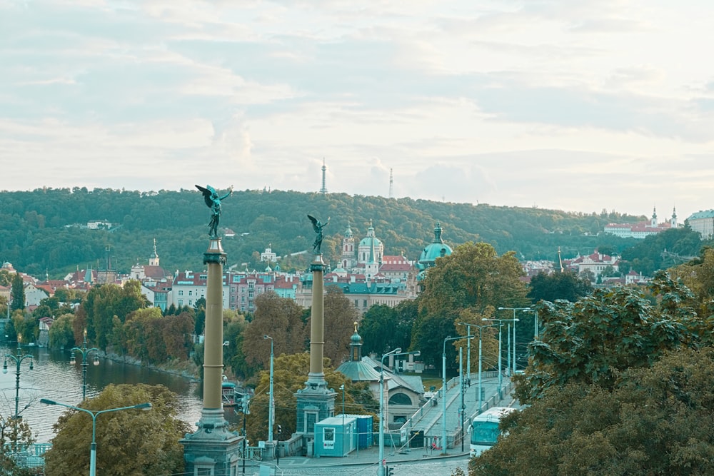 Vue aérienne des bâtiments de la ville pendant la journée