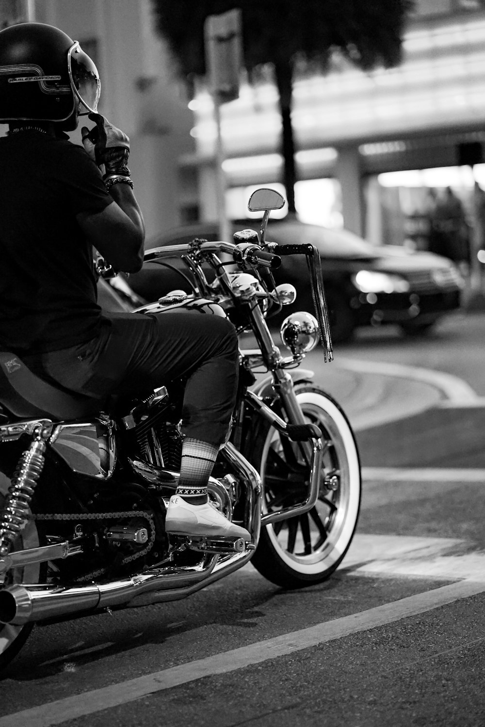 man in black jacket riding on black motorcycle