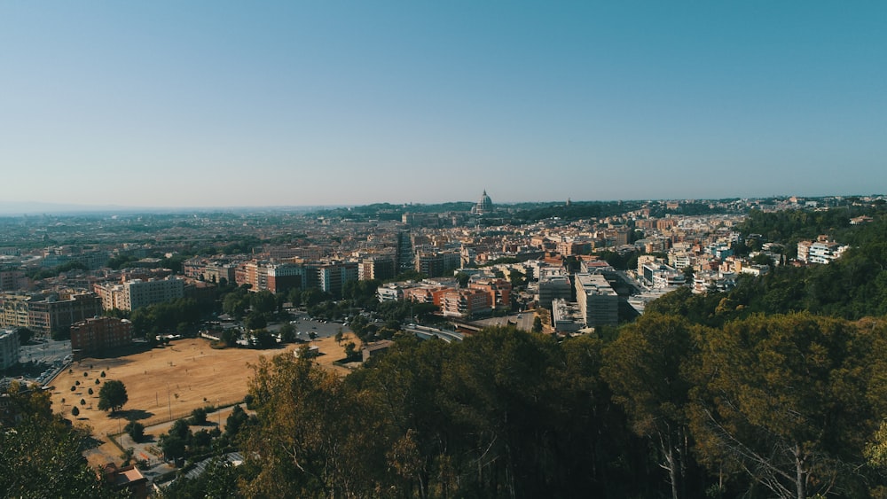 aerial view of city buildings during daytime