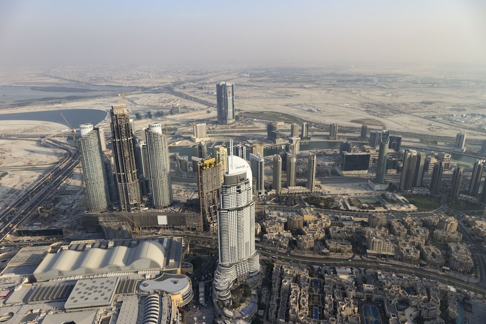 aerial view of city buildings during daytime