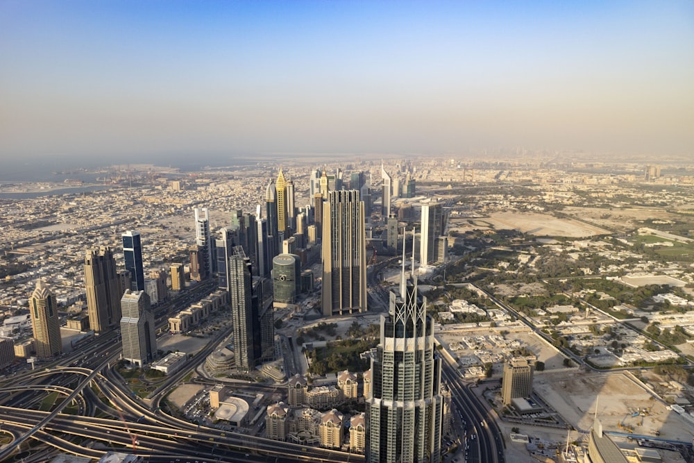 aerial view of city buildings during daytime