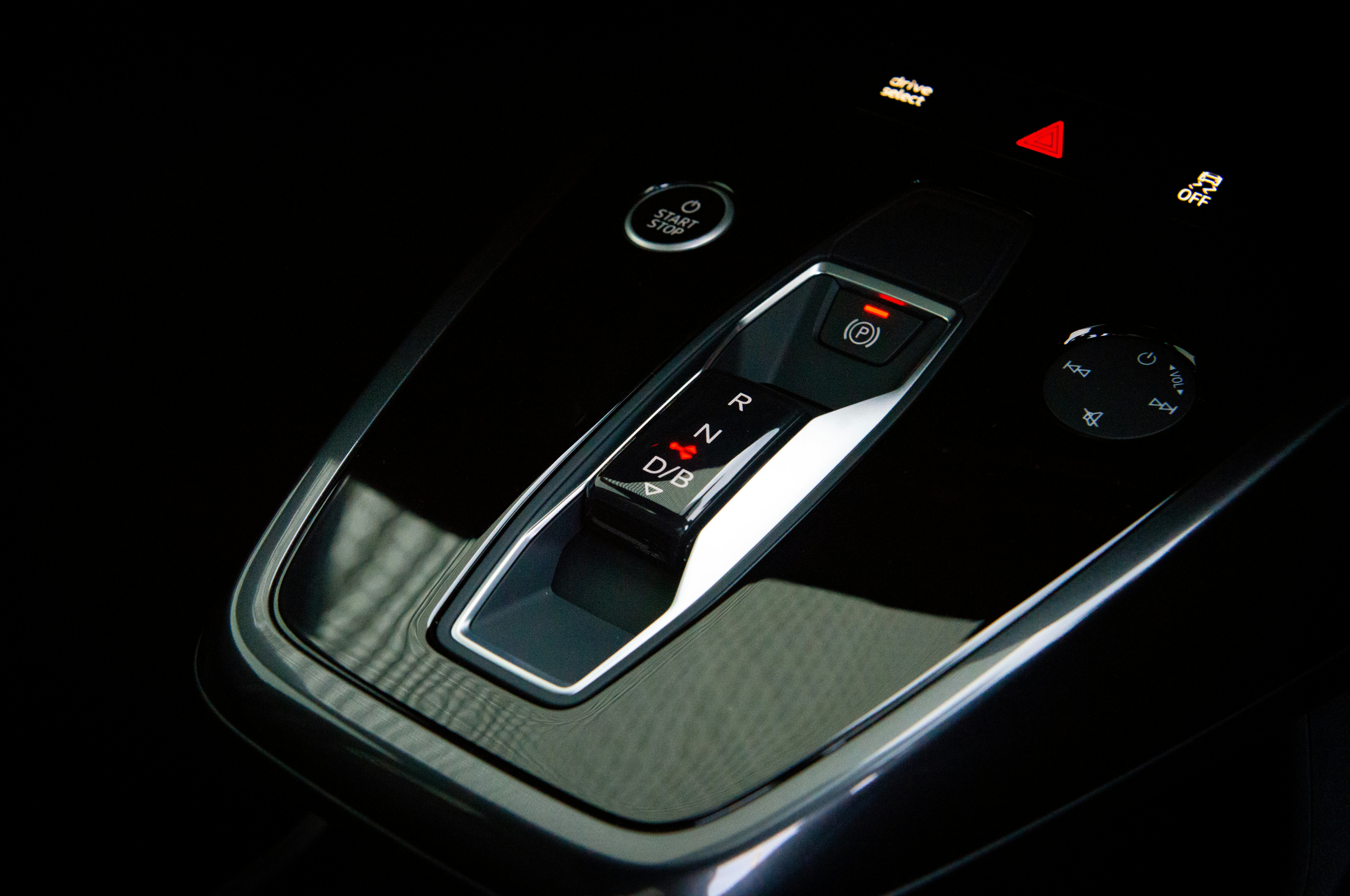 black and gray car door panel
