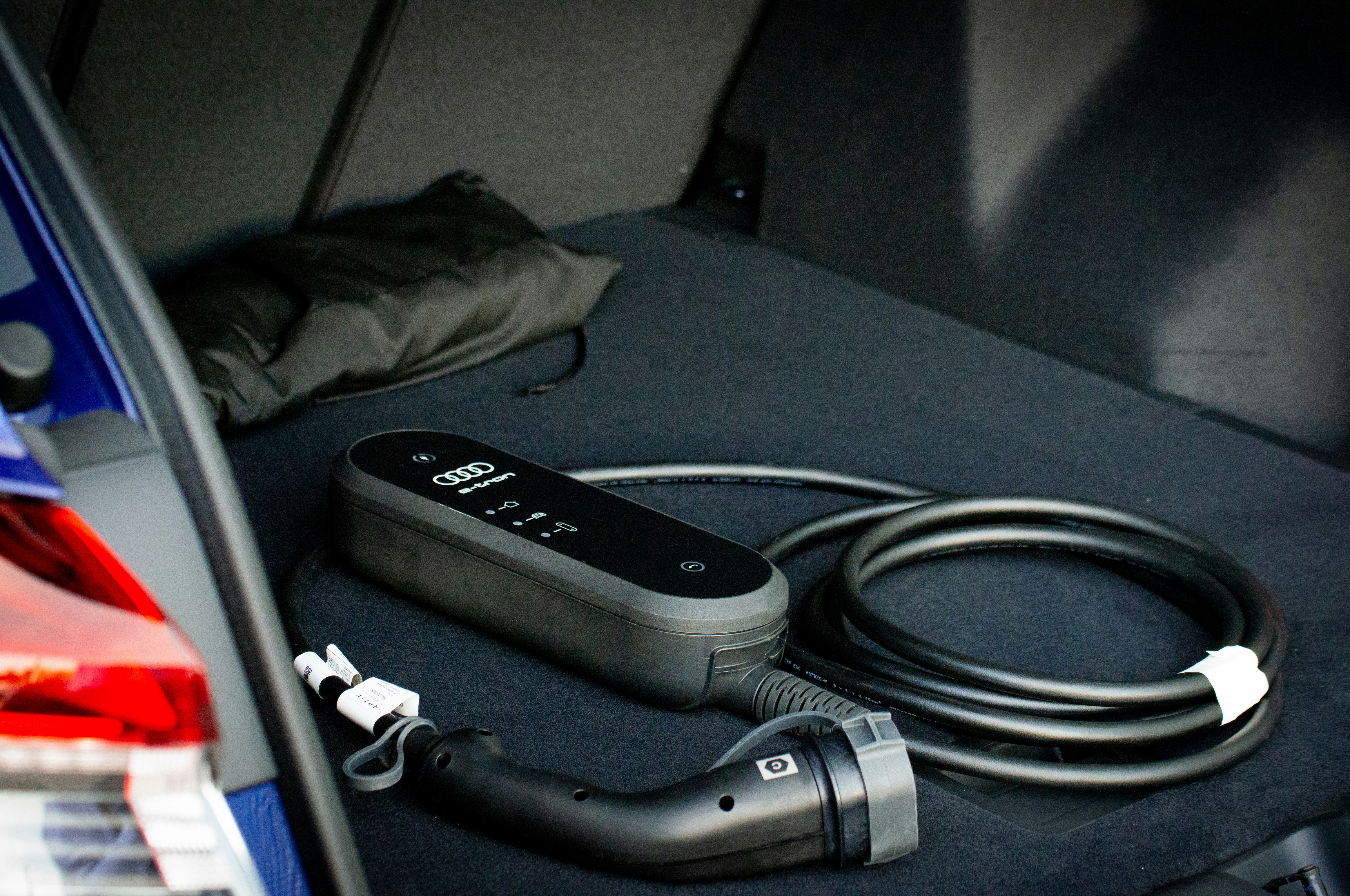 black and white electric device