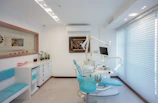 Modern interface of Advanced Dental Care's healthcare portal featuring clean lines and indigo highlights.