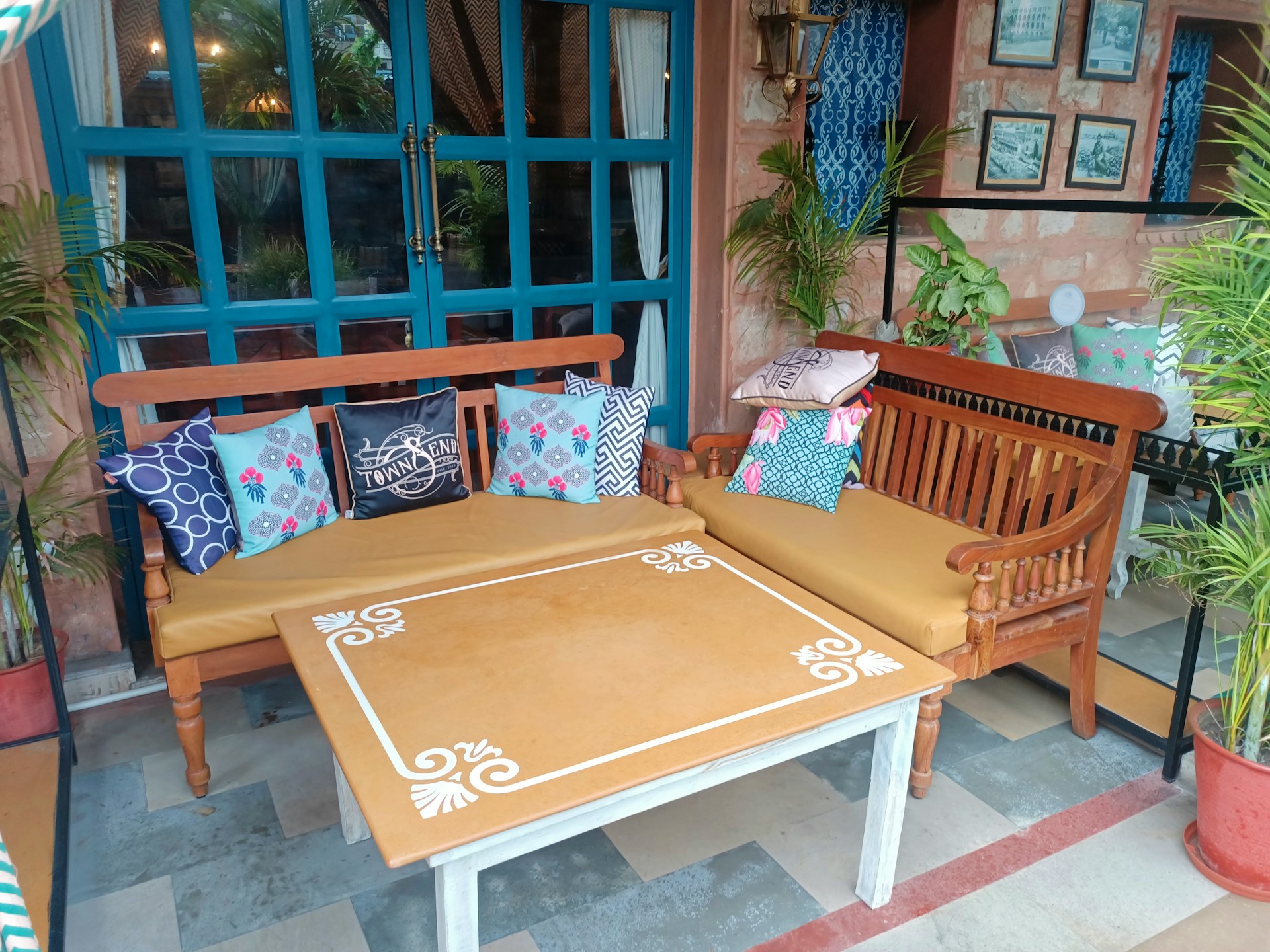 woman wearing yellow long-sleeved dress under white clouds and blue sky during daytime