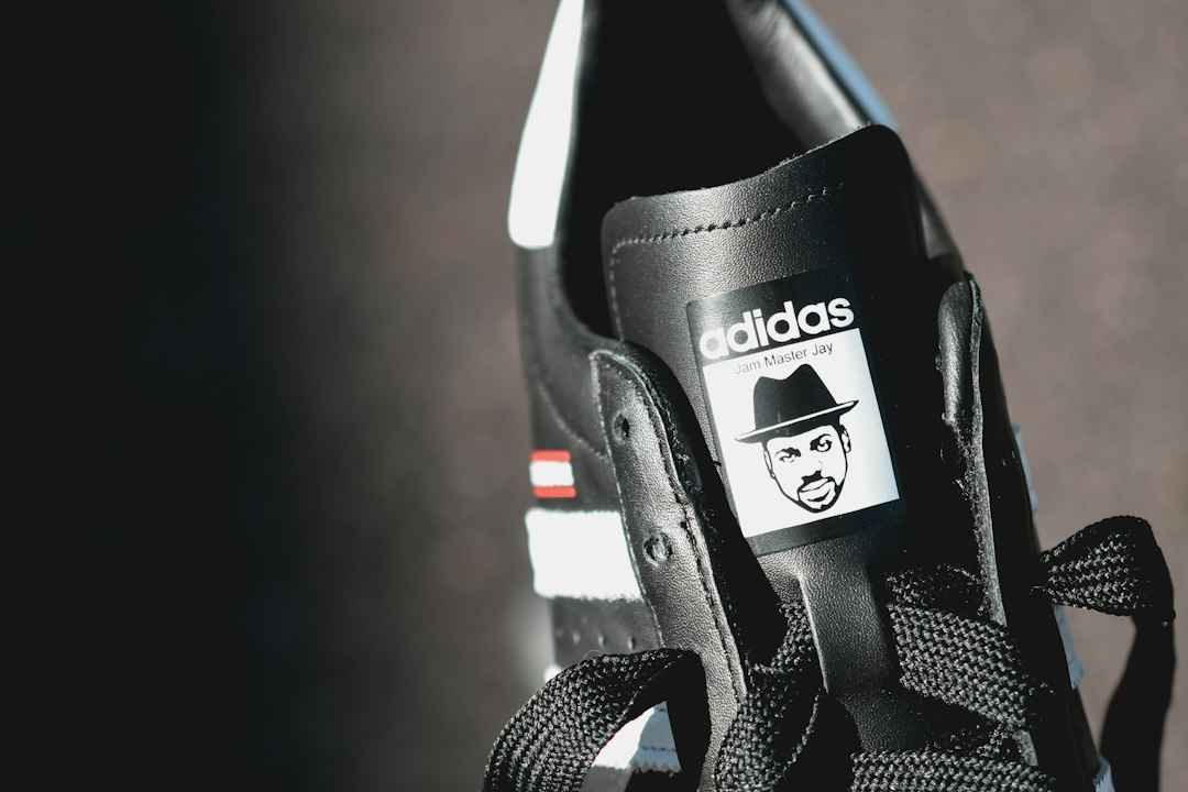 black and white adidas shoe, Adidas x Run DMC Superstars