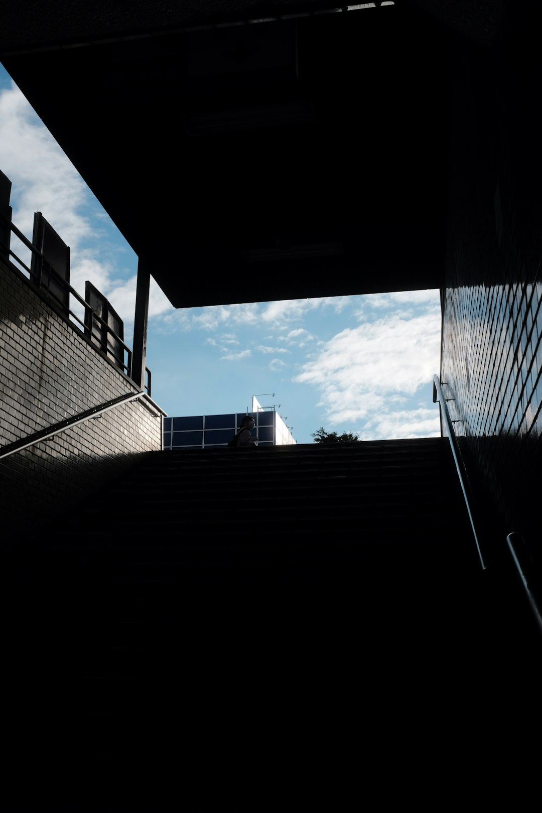 silhouette of building during daytime