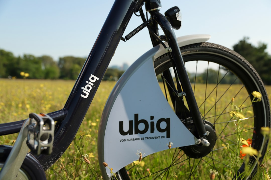 black bicycle on green grass field during daytime