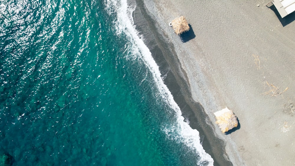 aerial view of beach during daytime