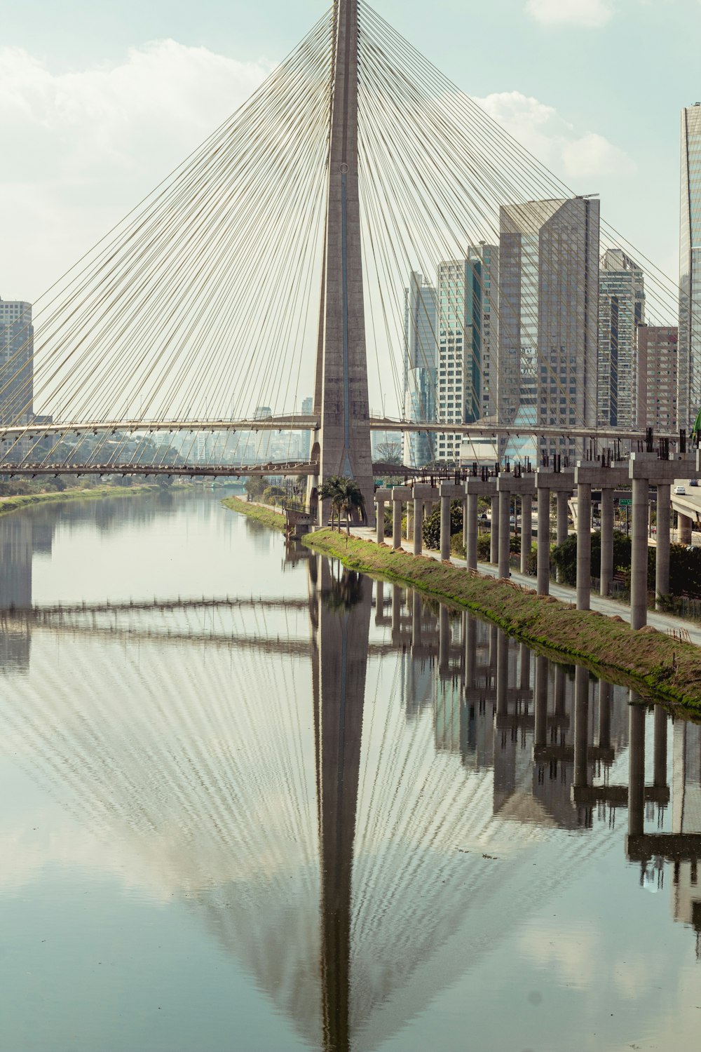 bridge over river during daytime