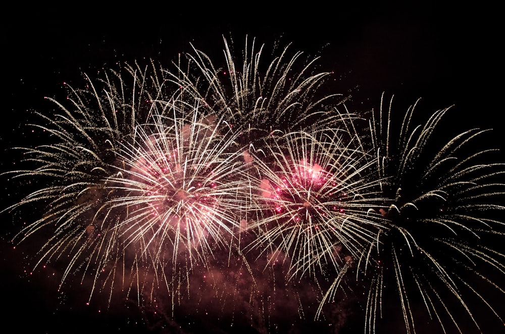 fireworks display during night time