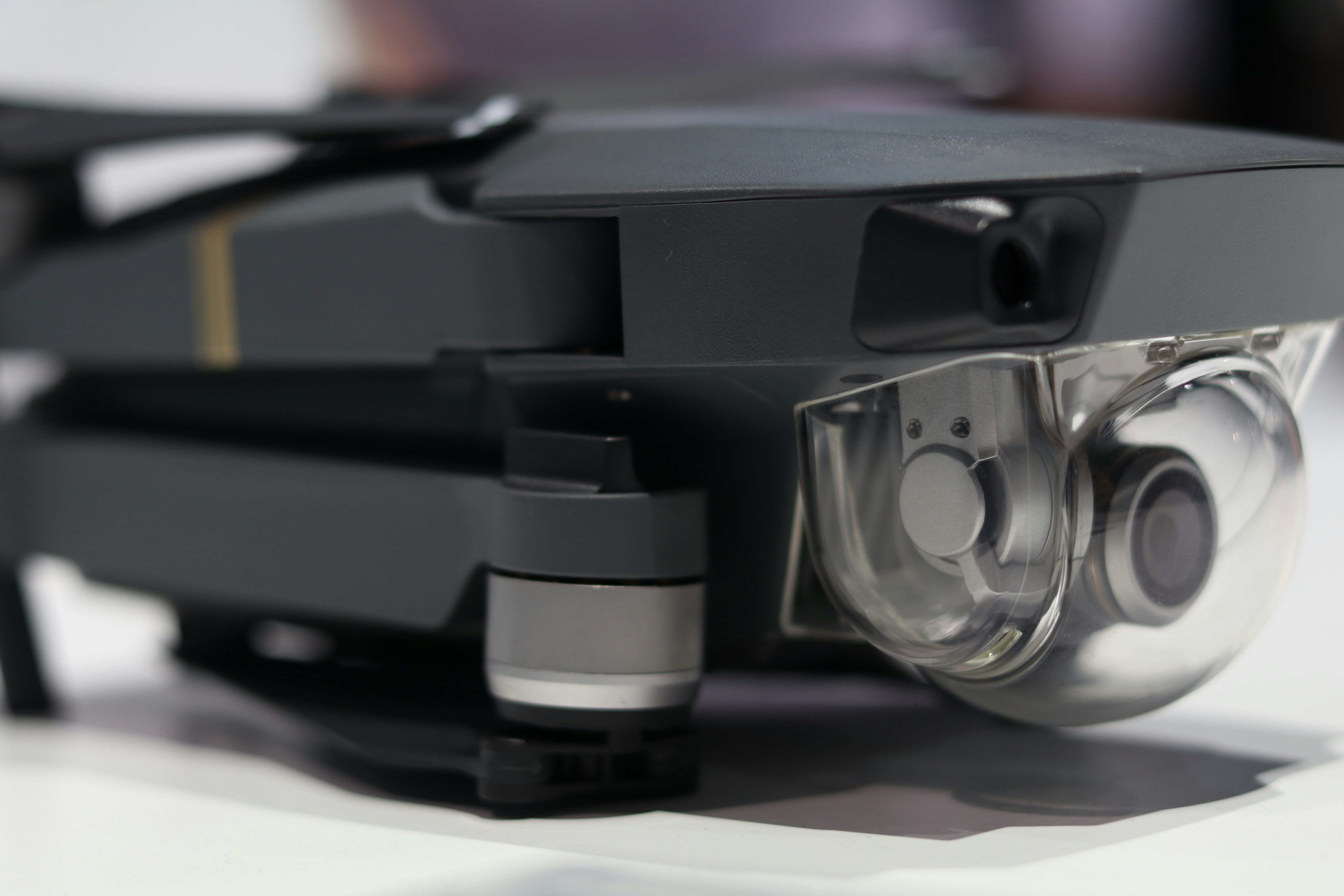 black and silver electronic device