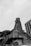 grayscale photo of concrete building