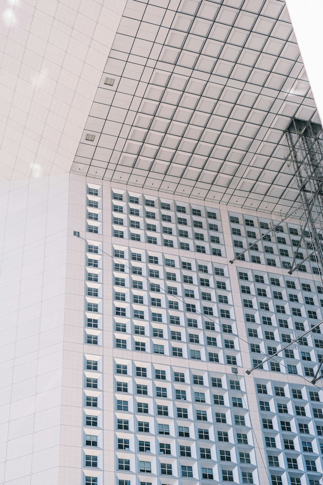 white and blue concrete building