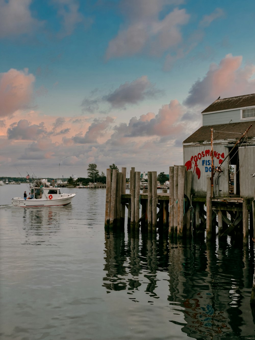 white boat on dock during daytime