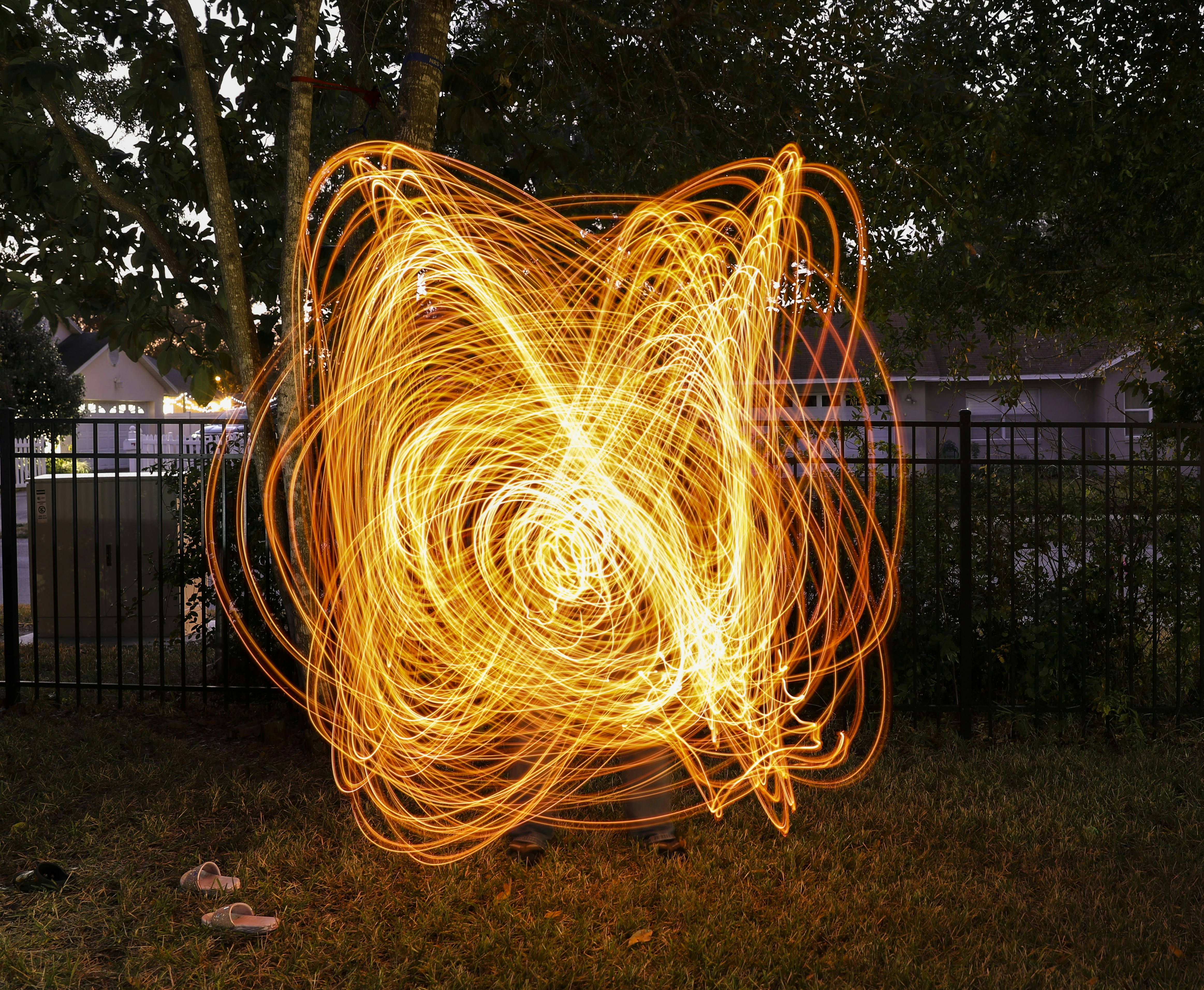 String lights experiment