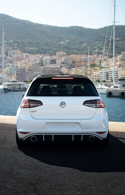 white volkswagen car on road during daytime