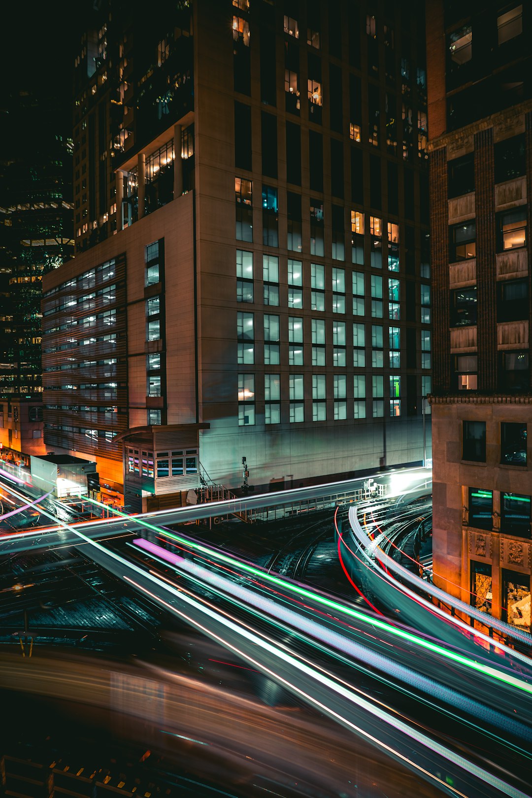 time lapse photography of cars on road during night time