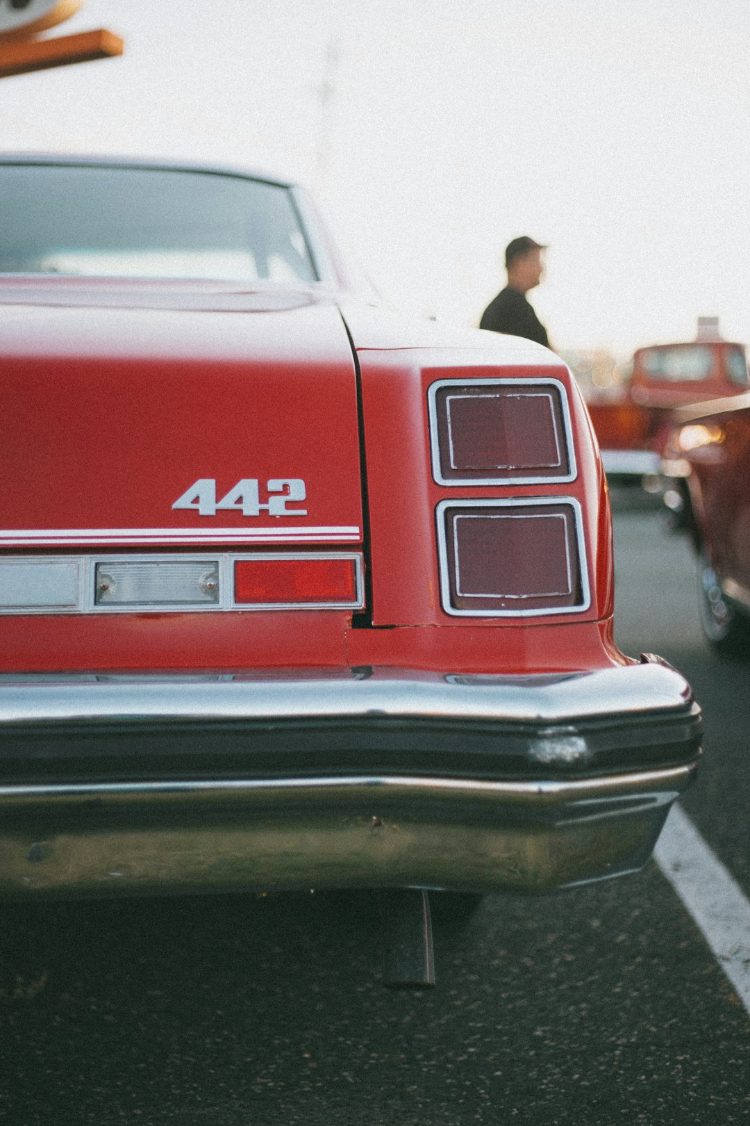 red and silver chevrolet car