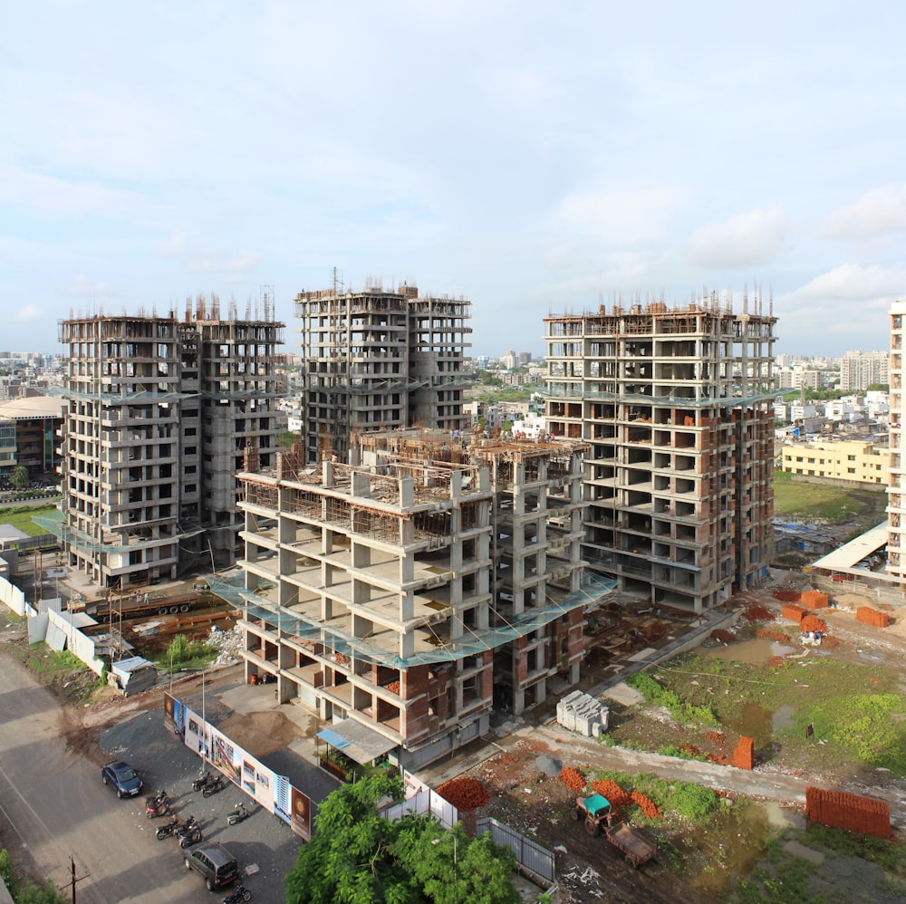 high rise buildings during daytime