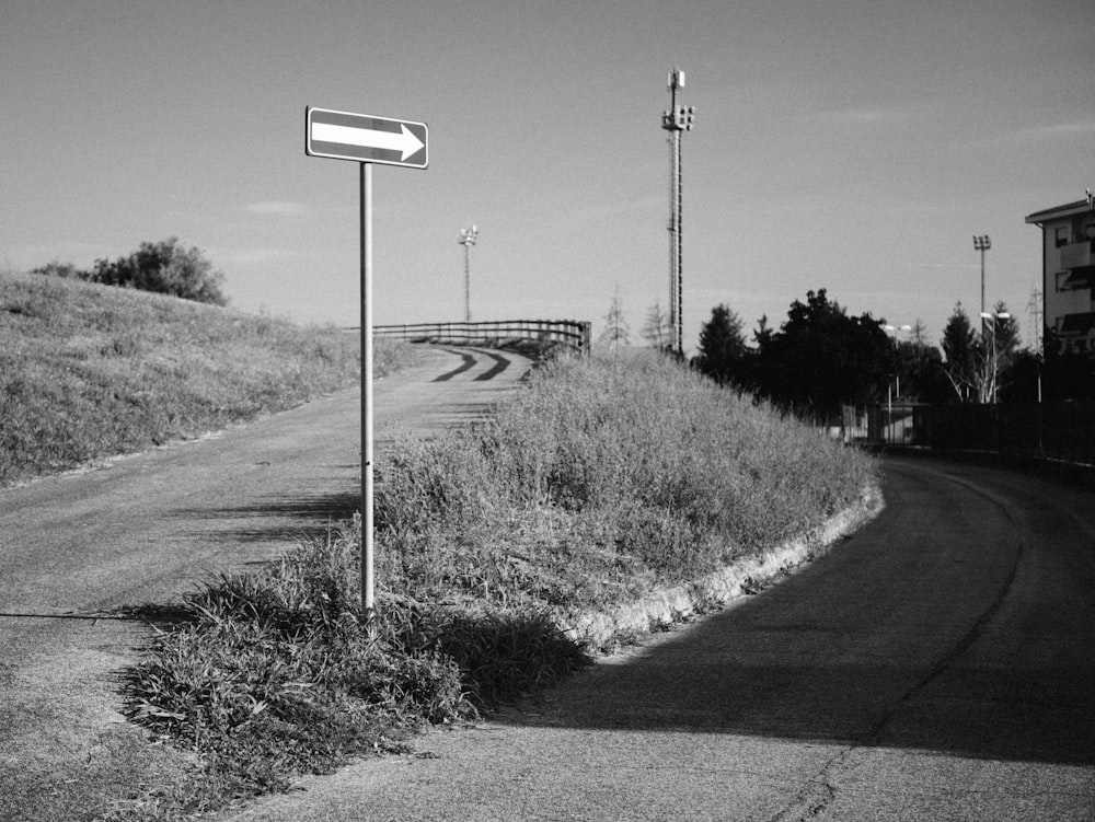 grayscale photo of street light