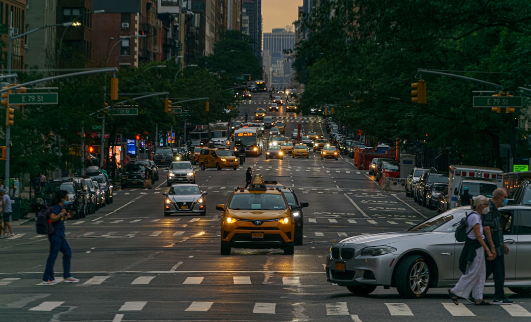 black car on road during daytime