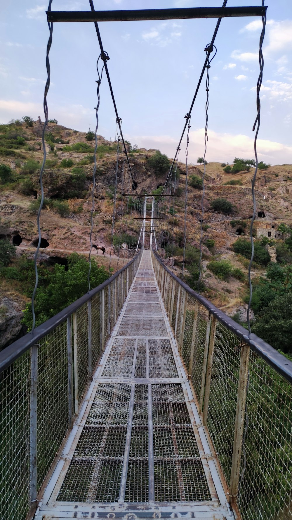 white and brown wooden bridge