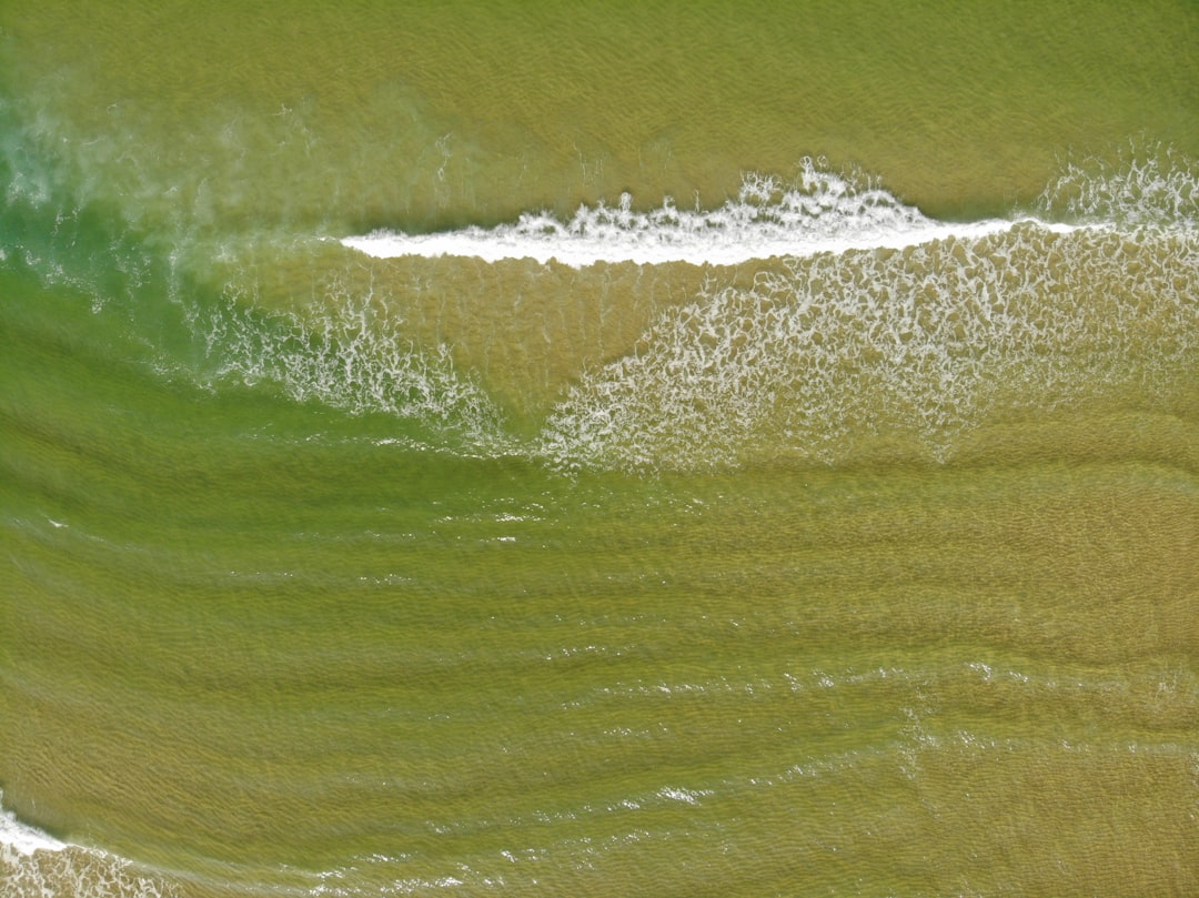 green and white water waves