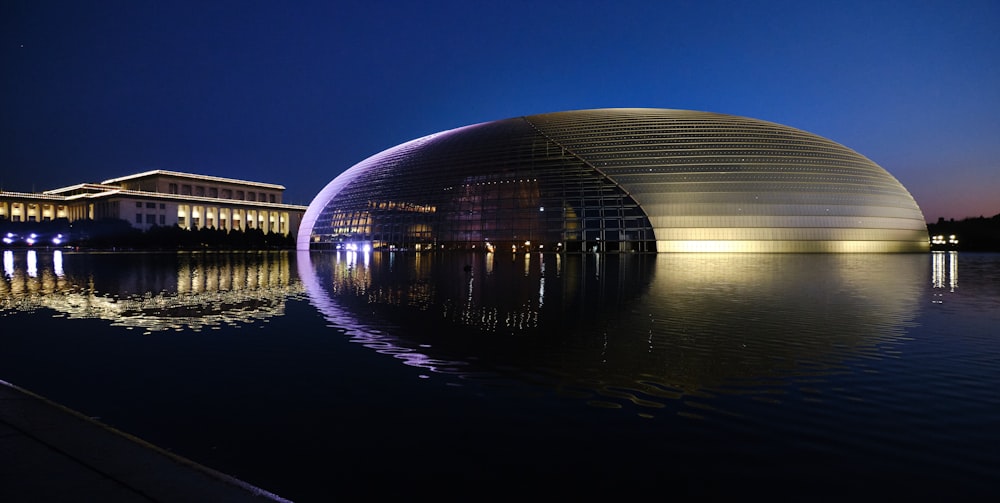 sydney opera house during night time