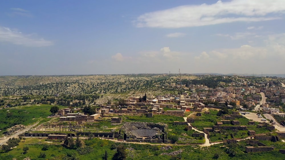 aerial view of city during daytime