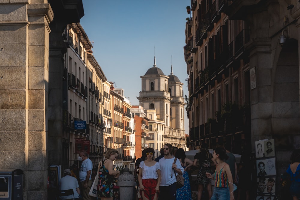 people walking on street near building during daytime