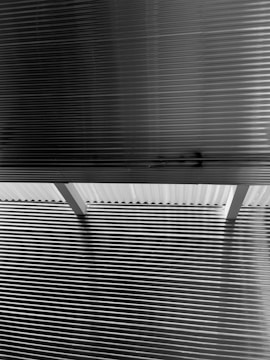 gray roll up door closed