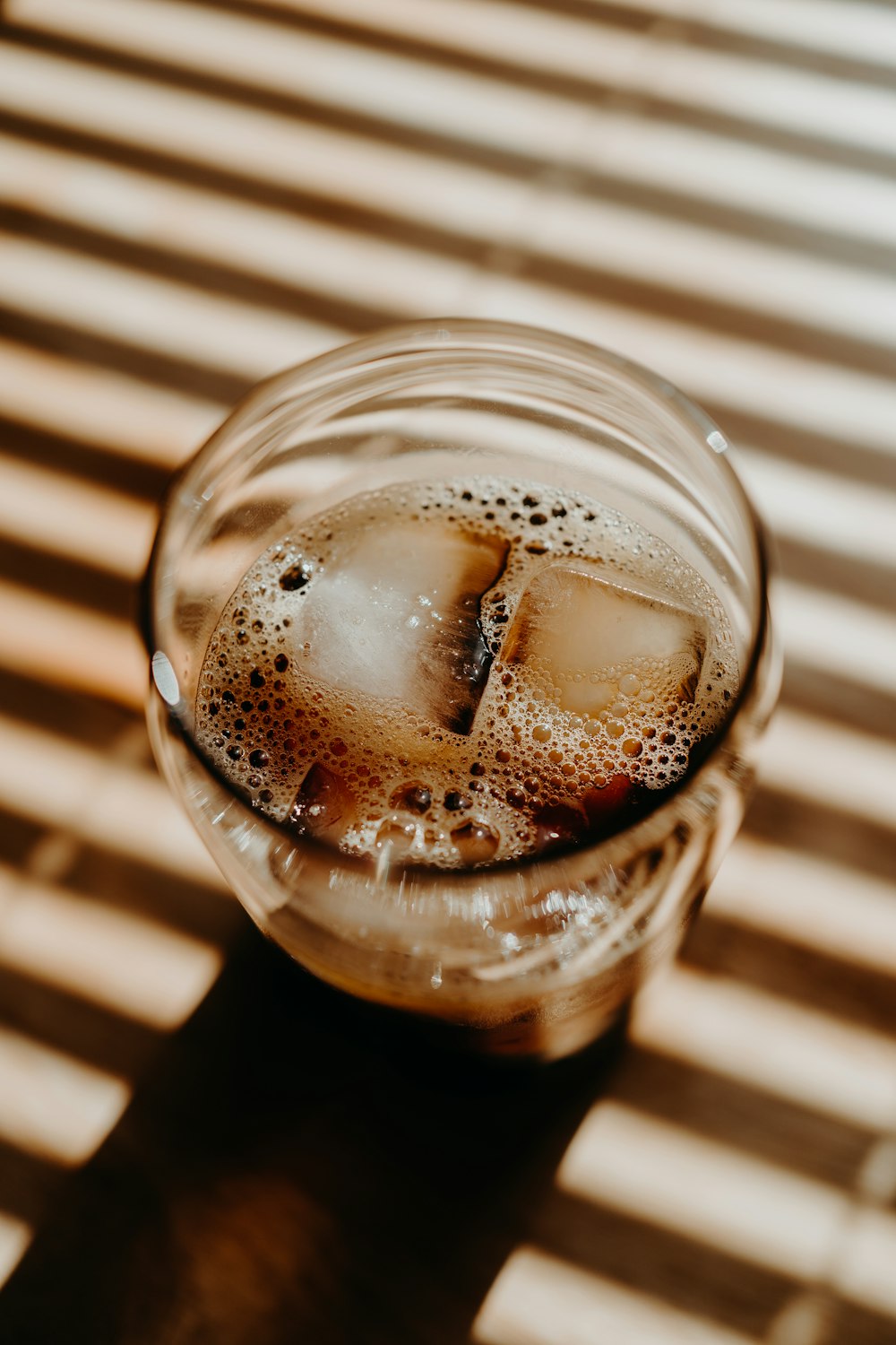 clear drinking glass with water