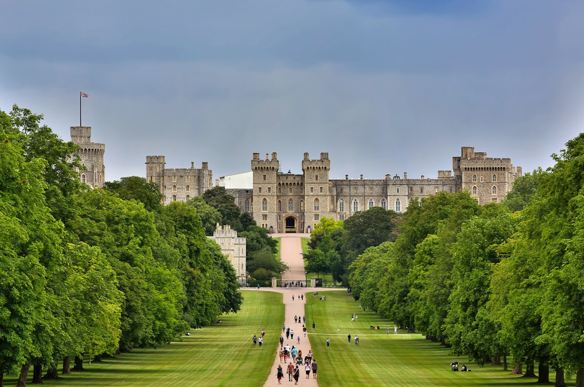 Windsor Castle near Slough, Berkshire, in the south of England