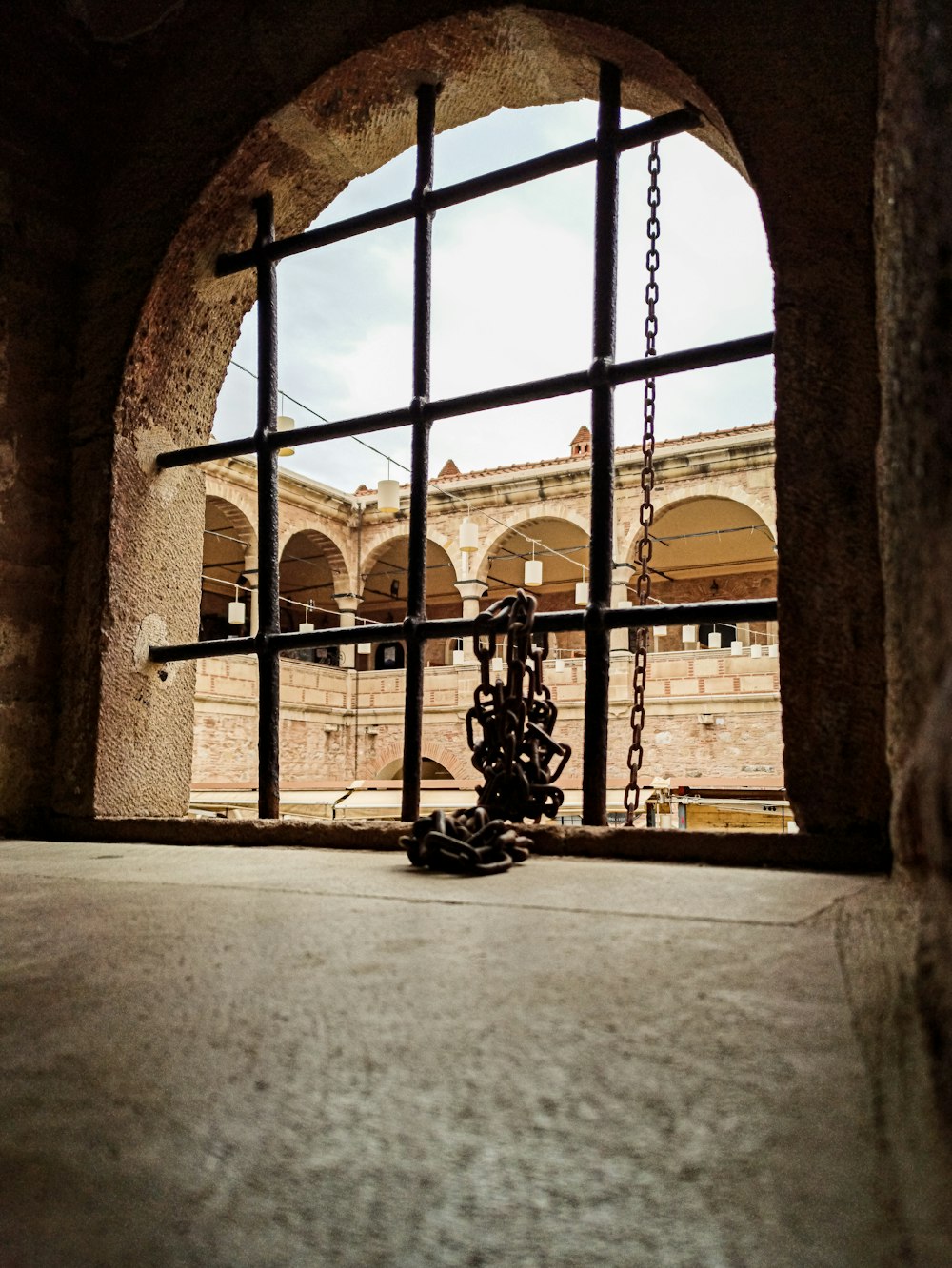 black metal window frame during daytime