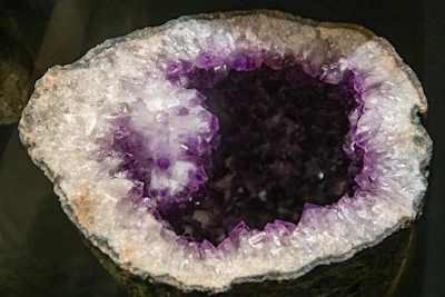 Amethyst geode crystal