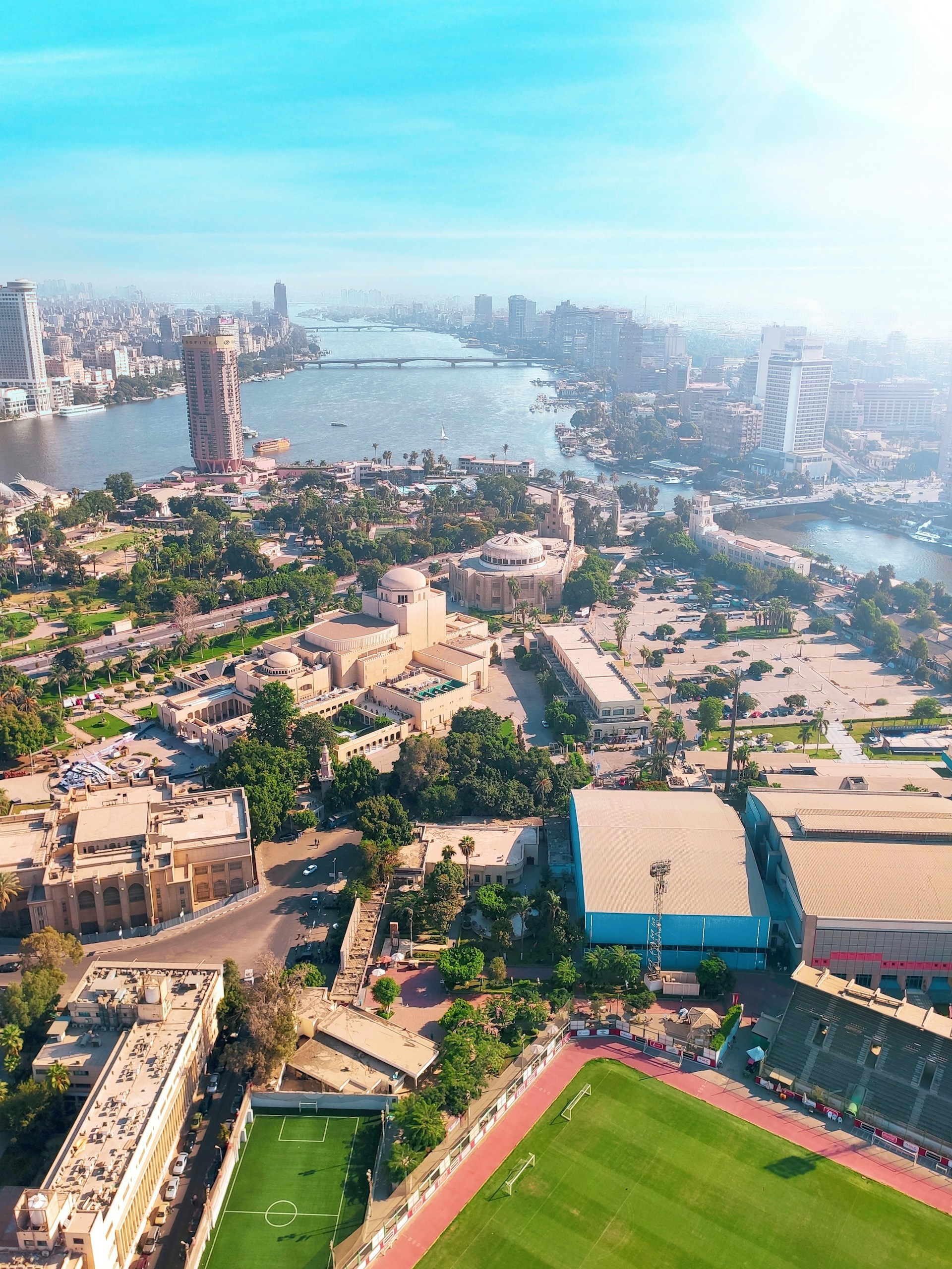 aerial view of city buildings during daytime