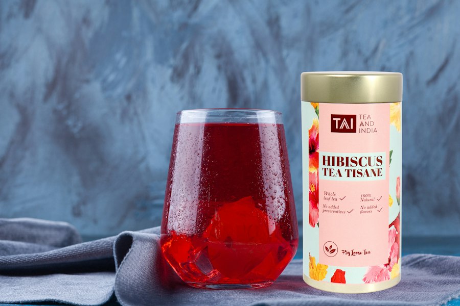 Élixir Beauté Rose-Hibiscus Infusion Elephant thé aux herbes