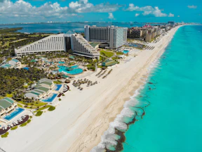 aerial view of people on beach during daytime